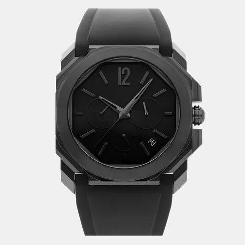 Bvlgari Octo Finissimo 102711 Grey Titanium Automatic Men's Wristwatch 40mm