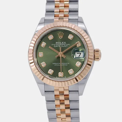 Rolex Lady Datejust 279171G Green 18k Rose