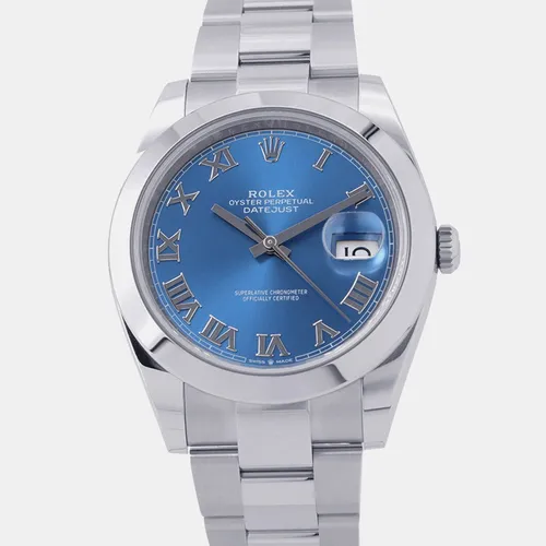 Rolex Datejust 126300 Blue Stainless Steel