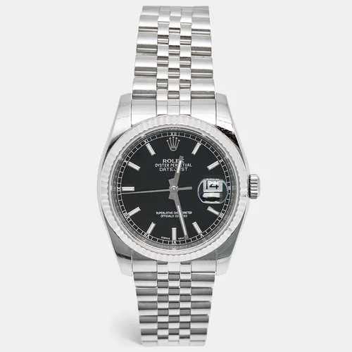 Rolex Datejust 116234 Black Dial 18k White