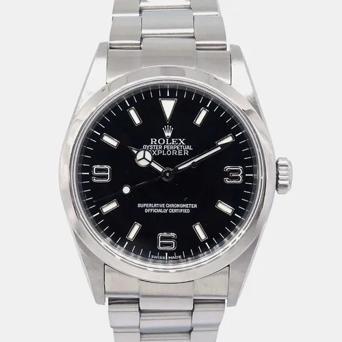 Rolex Explorer 114270 Black Stainless
