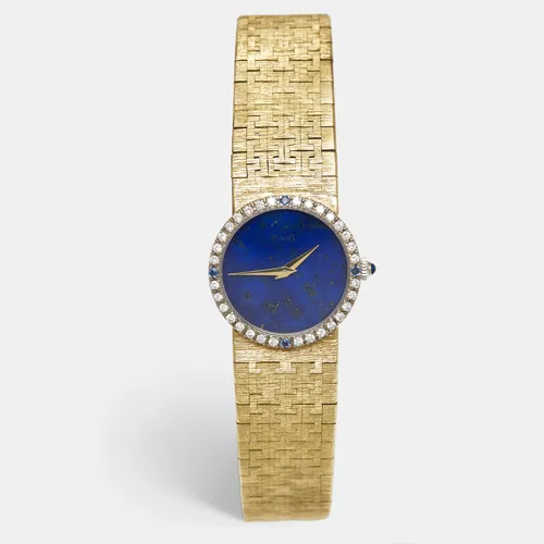 Piaget Lapiz Diamonds Sapphire 18K Yellow