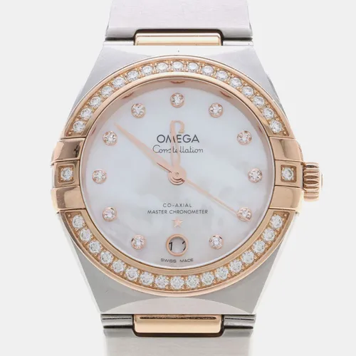 Omega Constellation 131.25.29 White 18K