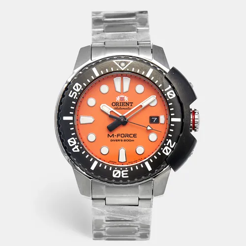 Orient M-Force RA-AC0L08Y00B Orange Dial