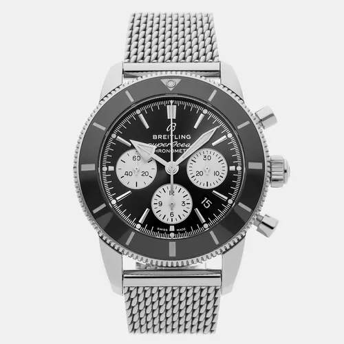 Breitling Superocean Heritage B01 AB0162121B1A1 Black Stainless Steel Automatic Men's Wristwatch 44mm