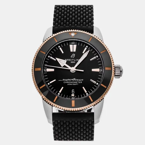 Breitling Superocean Heritage B20 UB2030121B1S1 Black 18k Rose Gold, Stainless Steel Automatic Men's Wristwatch 44 mm