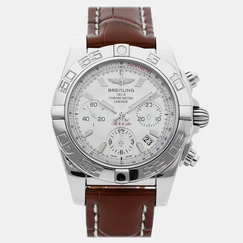 Breitling Chronomat 41 AB014012/G711 Silver Stainless Steel Automatic Men's Wristwatch 41mm