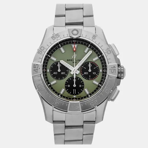 Breitling Avenger AB0147101L1A1 Green Titanium Automatic Men's Wristwatch 44mm