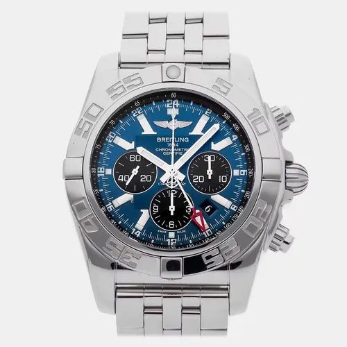 Breitling Chronomat AB041012/C835 Blue Stainless Steel Automatic Men's Wristwatch 47mm