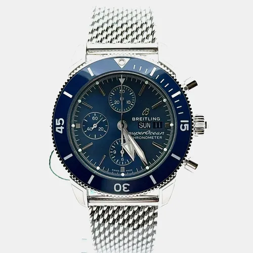 Breitling Superocean Heritage II A13313161C1A1 Automatic Blue Stainless Steel Men's Wristwatch 44mm