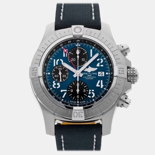 Breitling Avenger A24315101C1X2 Blue Stainless Steel Automatic Men's Wristwatch 45mm