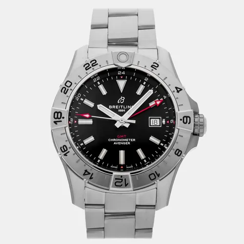Breitling Avenger A32320101B1A1 Black Stainless Steel Automatic Men's Wristwatch 44mm