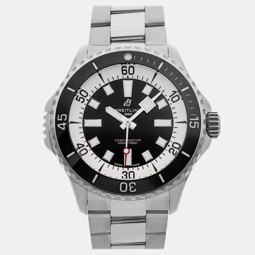 Breitling Superocean A17378211B1A1 Black Stainless Steel Automatic Men's Wristwatch 46mm