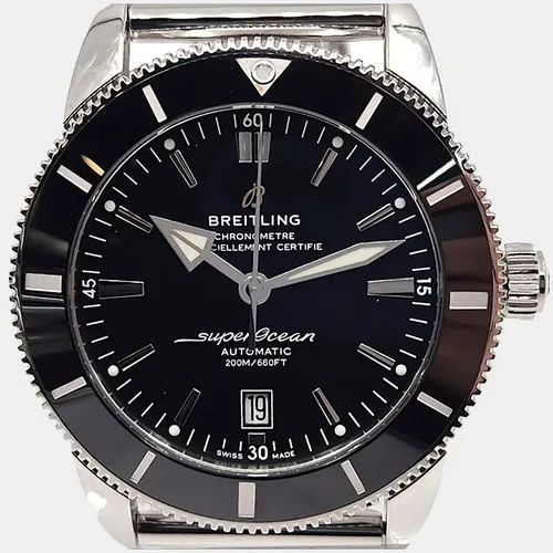 Breitling Superocean Heritage AB2020 Black Stainless Steel Automatic Men's Wristwatch 46mm
