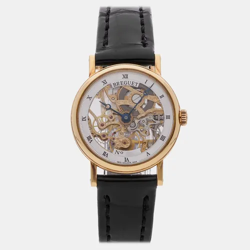 Breguet Classique 8735 Transparent Manual Winding Women's Wristwatch 26mm