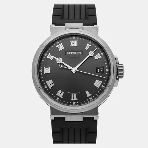 Breguet Marine 5517TI/G2/5ZU Grey Titanium Automatic Men's Wristwatch 40mm