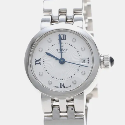 Tudor Claire de Rose 35200 Automatic Stainless Steel Diamond Women's Wristwatch 26mm
