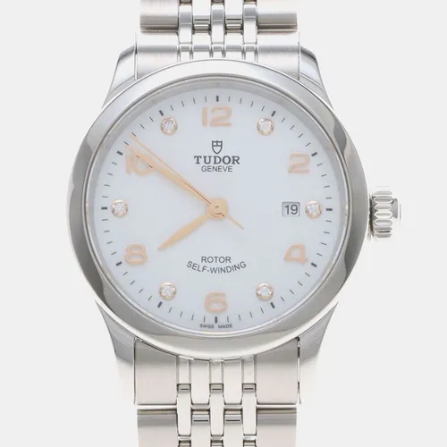 Tudor 1926 91350 Automatic Diamond Stainless Steel Womens Wristwatch 29 mm