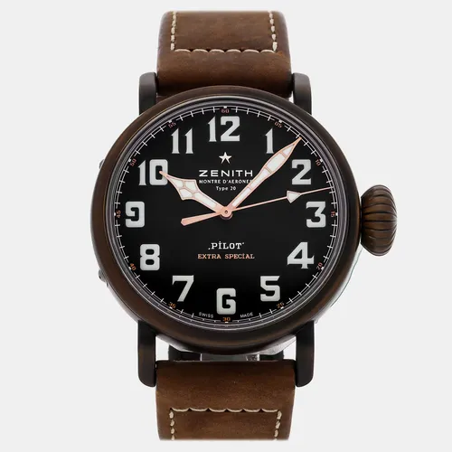 Zenith Pilot Type 20 29.2430.679/21.C753 Black Bronze Automatic Men's Wristwatch 45mm