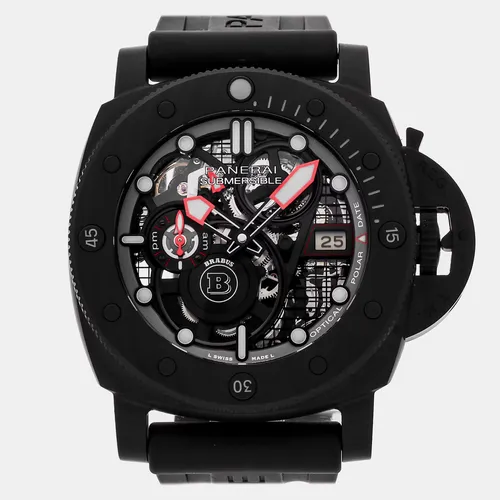 Panerai Submersible PAM01240 Black Carbotech Automatic Men's Wristwatch 47mm