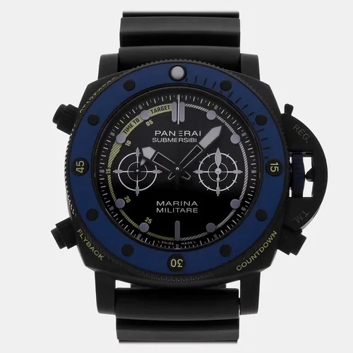 Panerai Submersible Forze Speciali PAM02239 Black Titanium Automatic Men's Wristwatch 47mm