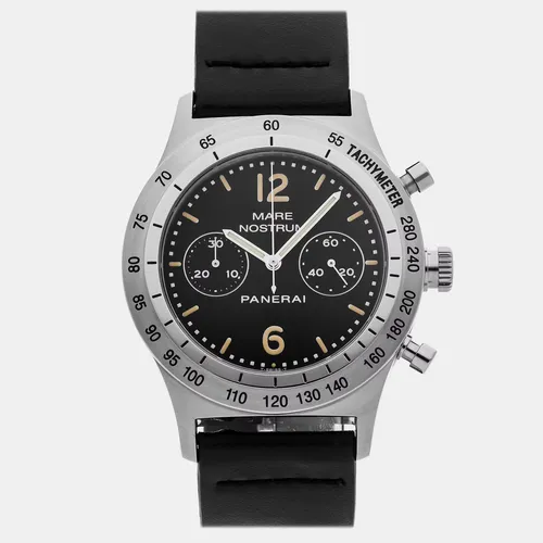 Panerai Black Mare Nostrum PAM00008 Stainless Steel Manual Winding Men's Wristwatch 42mm