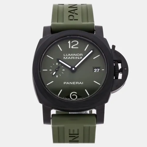 Panerai Luminor Marina PAM01526 Green Automatic Men's Wristwatch 40mm