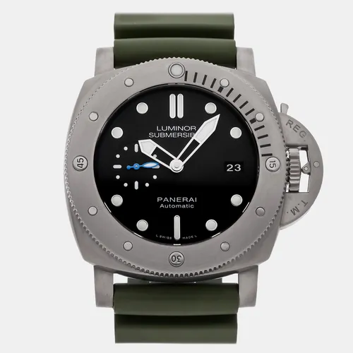 Panerai Luminor Submersible 1950 3 Days PAM 1305 Black Titanium Automatic Men's Wristwatch 47mm