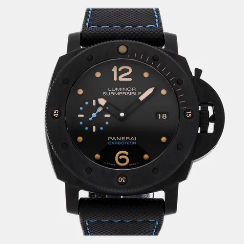 Panerai Luminor GMT PAM01441 Black Ceramic Automatic Men's Wristwatch 44mm