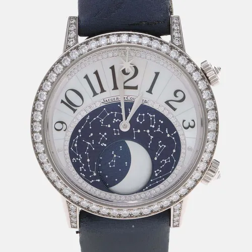 Jaeger-LeCoultre Rendez-Vous Moon Q3533490 Automatic White Diamonds 18K White Gold Women's Wristwatch 39mm