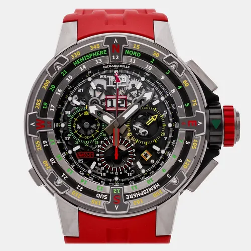Richard Mille Flyback RM60-01 Black Titanium Automatic Men's Wristwatch 50mm