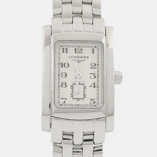 Longines Dolce Vita L5.155.4 White Stainless Steel Quartz Women's Wristwatch 20x24.5mm